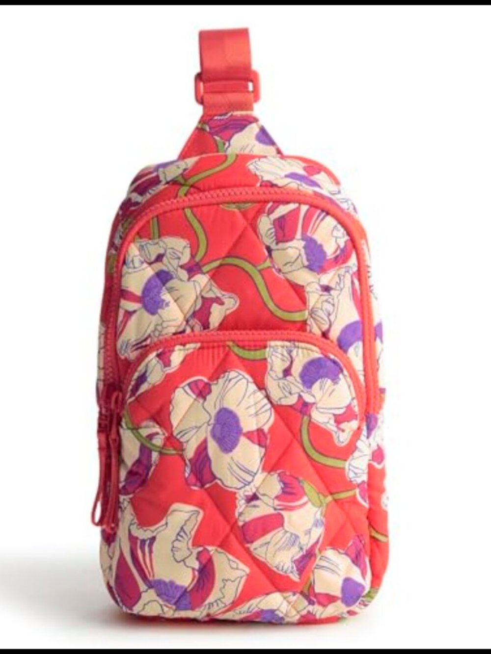 Featherweight Nylon Sling Backpack Adjustable Strap Water Repellent